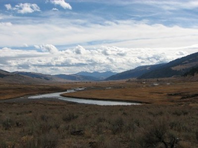 Valley In Yellowstone