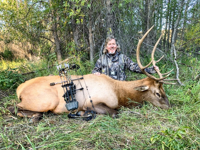 Hunter's first elk